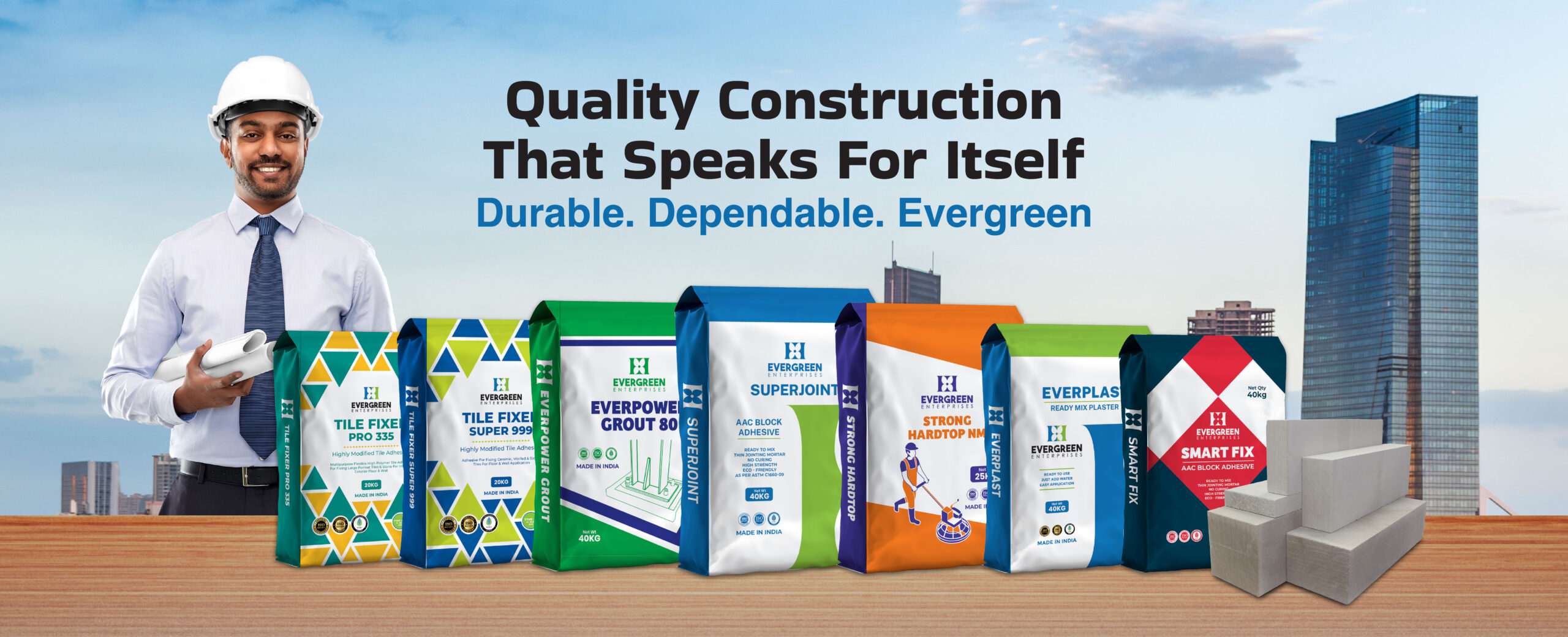 Evergreen web banners